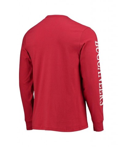 Men's Red Tampa Bay Buccaneers Franklin Long Sleeve T-shirt $19.35 T-Shirts