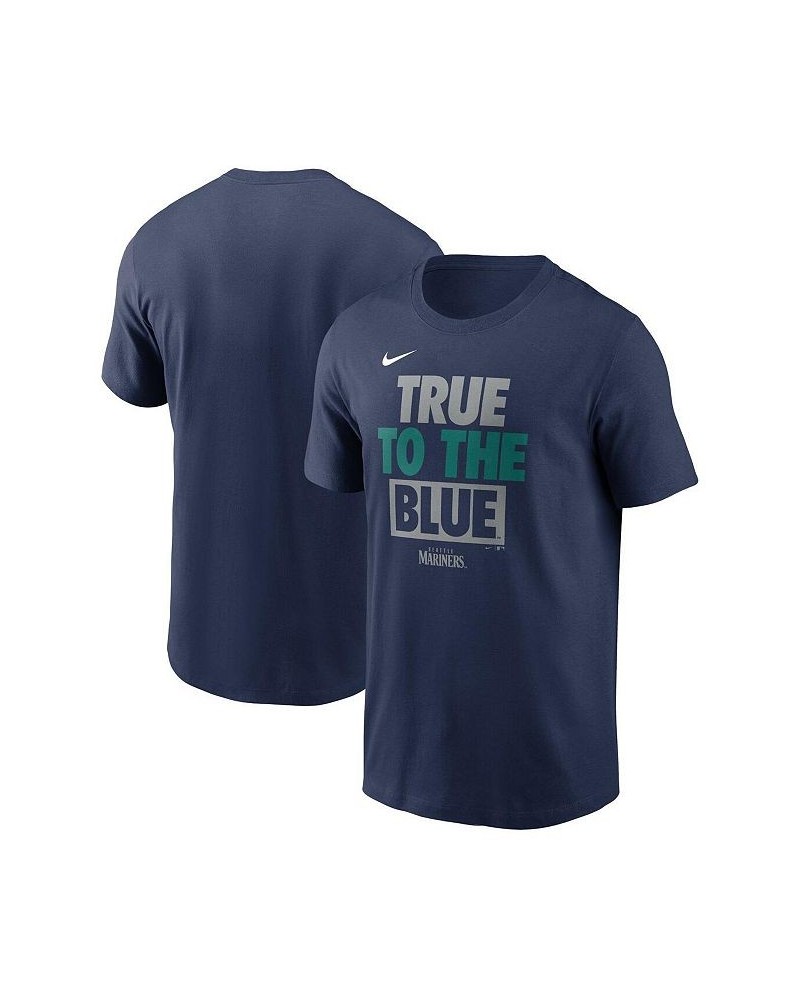 Men's Navy Seattle Mariners Rally Rule T-shirt $18.45 T-Shirts