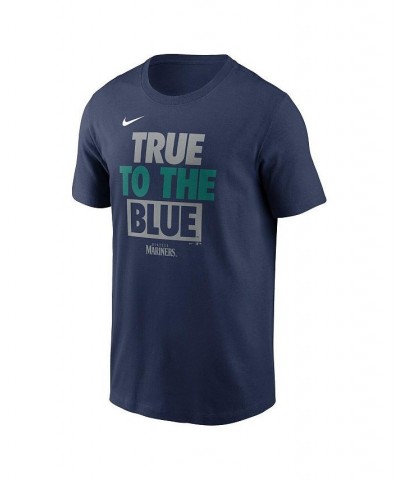 Men's Navy Seattle Mariners Rally Rule T-shirt $18.45 T-Shirts