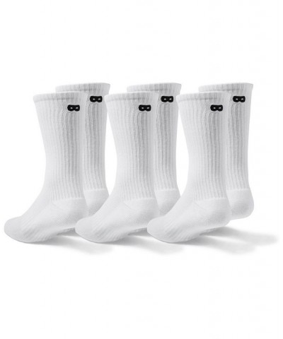 Men's Cushion Crew Socks, Pack of 3 White $13.33 Socks