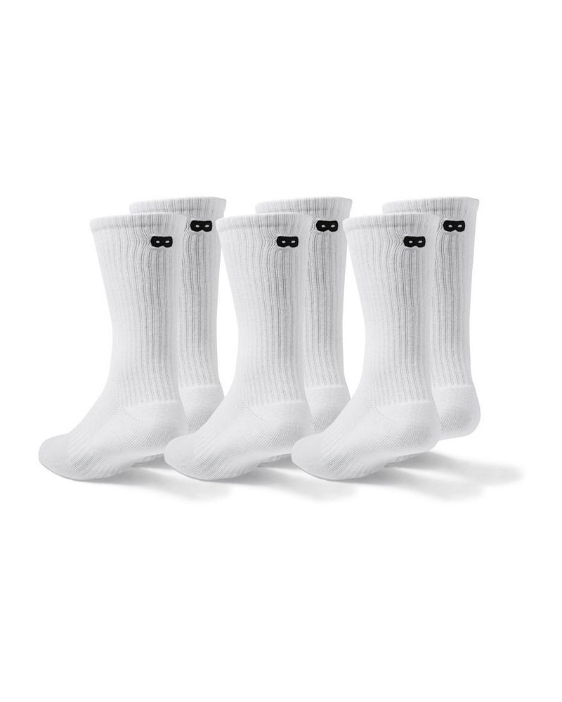 Men's Cushion Crew Socks, Pack of 3 White $13.33 Socks