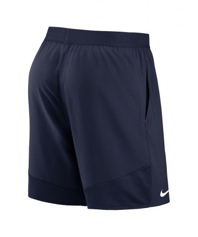 Men's Navy Denver Broncos Stretch Woven Shorts $24.20 Shorts