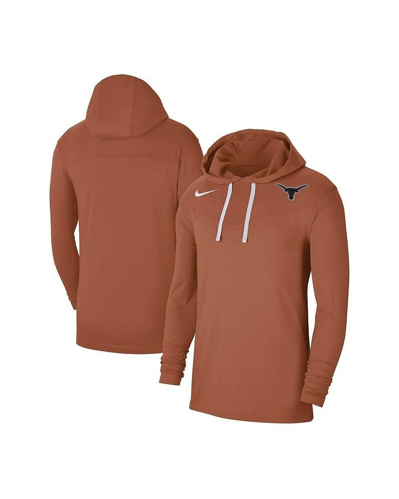 Men's Texas Orange Texas Longhorns Off-Field Performance Long Sleeve Hoodie T-shirt $29.14 T-Shirts