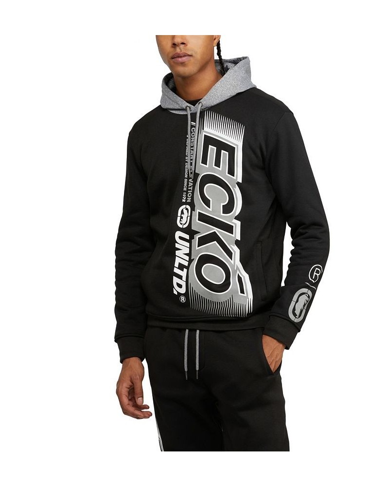 Men's Fast Track Hoodie Black $31.32 Sweatshirt