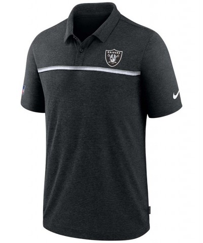 Men's Black Las Vegas Raiders Sideline Early Season Team Performance Polo $31.68 Polo Shirts