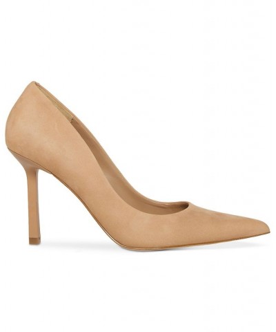 Steve Madden Women's Classie Pointed-Toe Stiletto Pumps Tan/Beige $44.69 Shoes