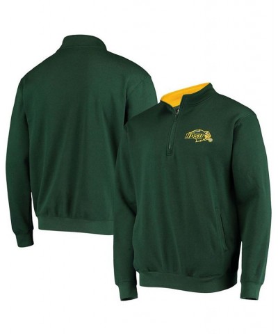 Men's Green NDSU Bison Tortugas Logo Quarter-Zip Jacket $32.39 Sweatshirt