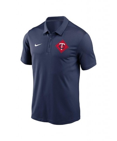 Men's Navy Minnesota Twins Diamond Icon Franchise Performance Polo Shirt $33.14 Polo Shirts