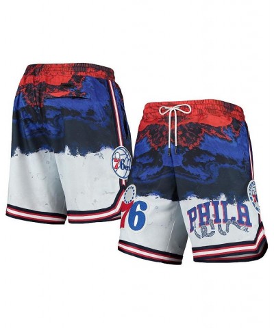 Men's Philadelphia 76ers Americana Dip-Dye Shorts $44.00 Shorts