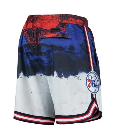 Men's Philadelphia 76ers Americana Dip-Dye Shorts $44.00 Shorts