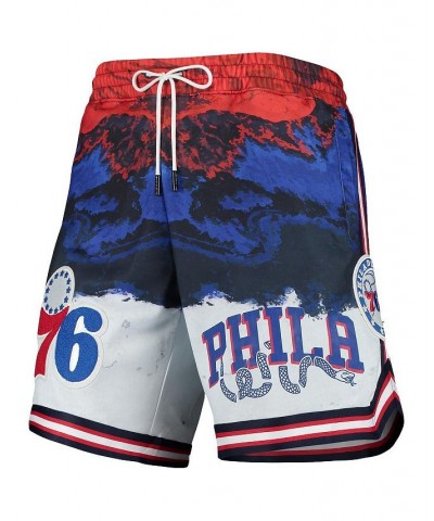 Men's Philadelphia 76ers Americana Dip-Dye Shorts $44.00 Shorts