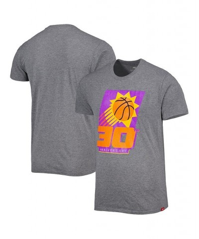 Men's and Women's Heather Gray Phoenix Suns 30th Anniversary Celebration Comfy Tri-Blend T-shirt $21.60 Tops