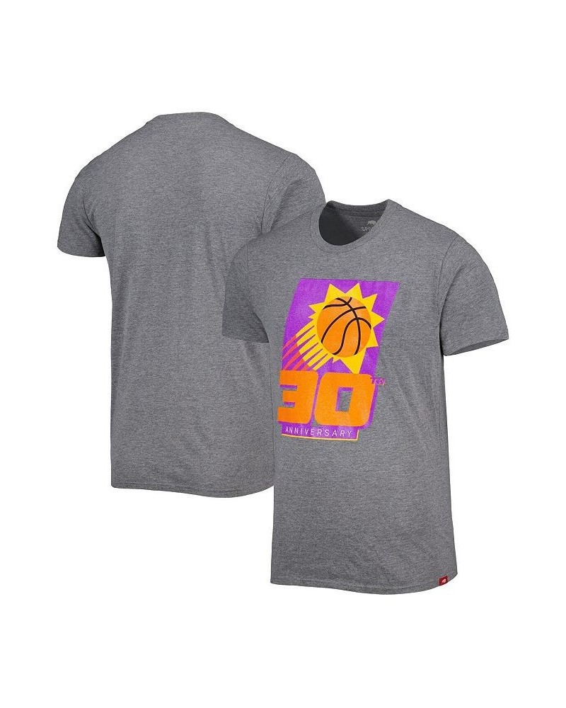 Men's and Women's Heather Gray Phoenix Suns 30th Anniversary Celebration Comfy Tri-Blend T-shirt $21.60 Tops