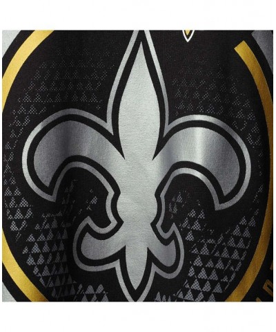 Men's Big and Tall Black New Orleans Saints Color Pop T-shirt $19.43 T-Shirts