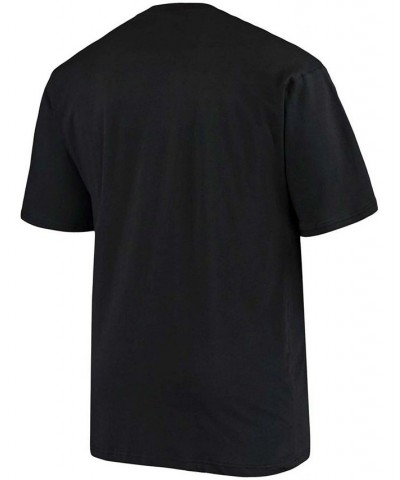 Men's Big and Tall Black New Orleans Saints Color Pop T-shirt $19.43 T-Shirts