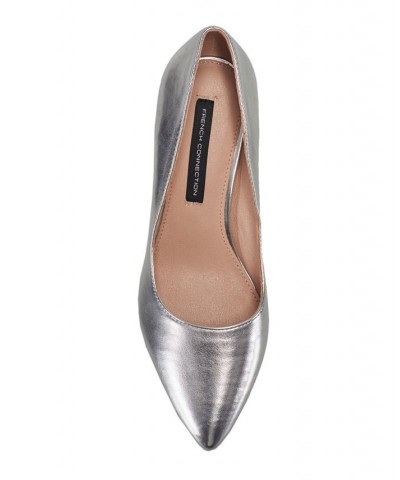 Women's Kate Flex Pumps Silver $44.10 Shoes