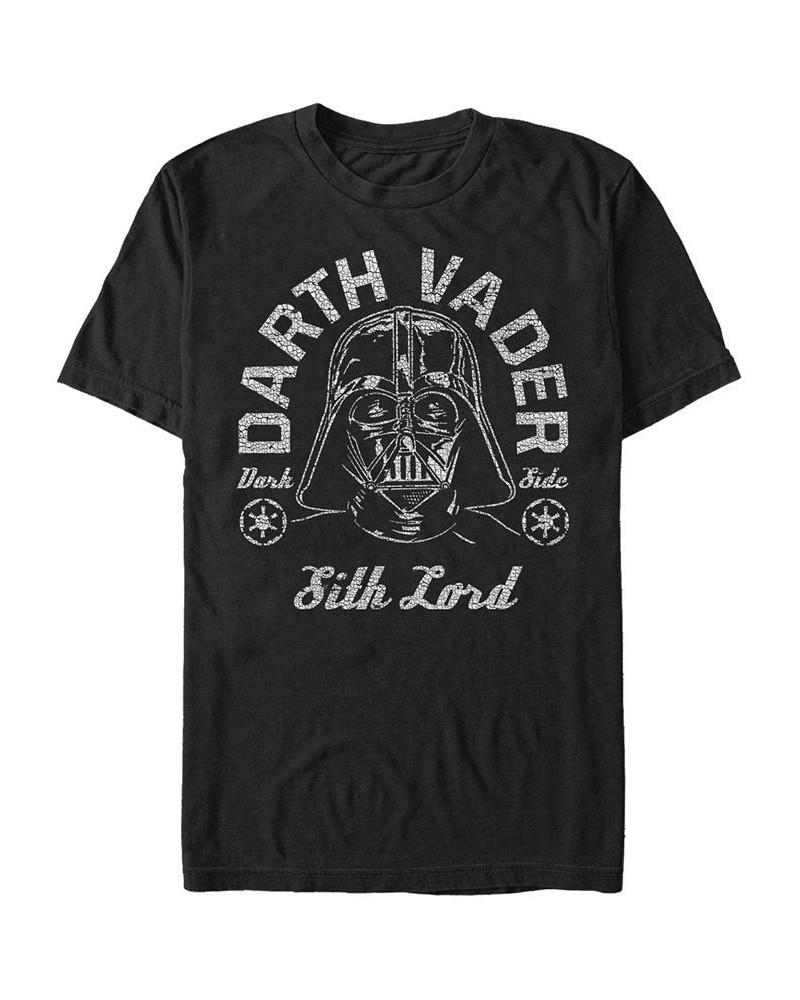 Star Wars Men's A New Hope Distressed Vader The Sith Lord Short Sleeve T-Shirt Black $17.50 T-Shirts