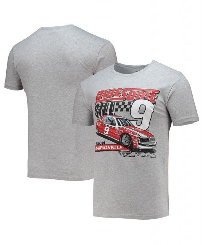 Men's Heathered Gray Bill Elliott Legends T-shirt $16.45 T-Shirts