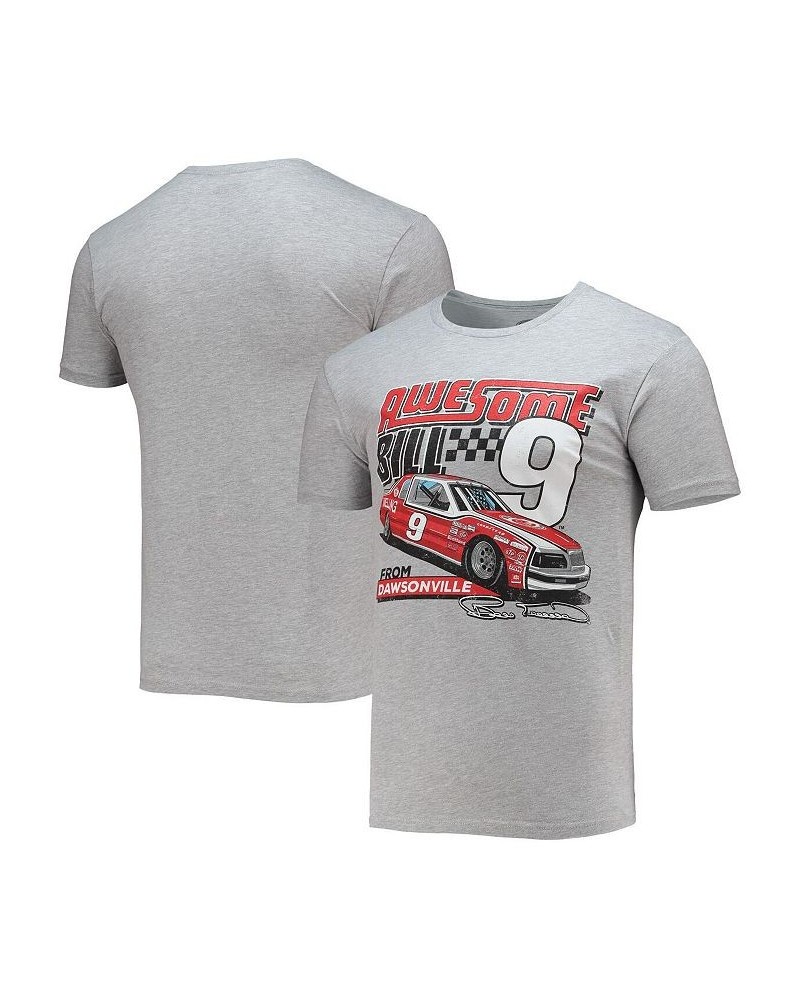 Men's Heathered Gray Bill Elliott Legends T-shirt $16.45 T-Shirts