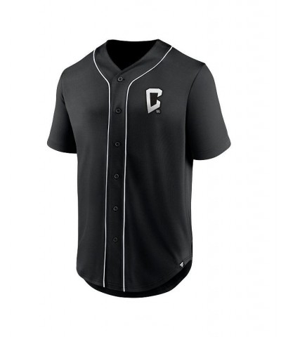 Men's Branded Black Columbus Crew Third Period Fashion Baseball Button-Up Jersey $32.20 Jersey