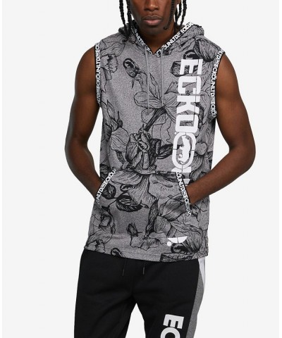 Men's Big and Tall Sleeveless Super Star Hoodie Black $30.16 Sweatshirt