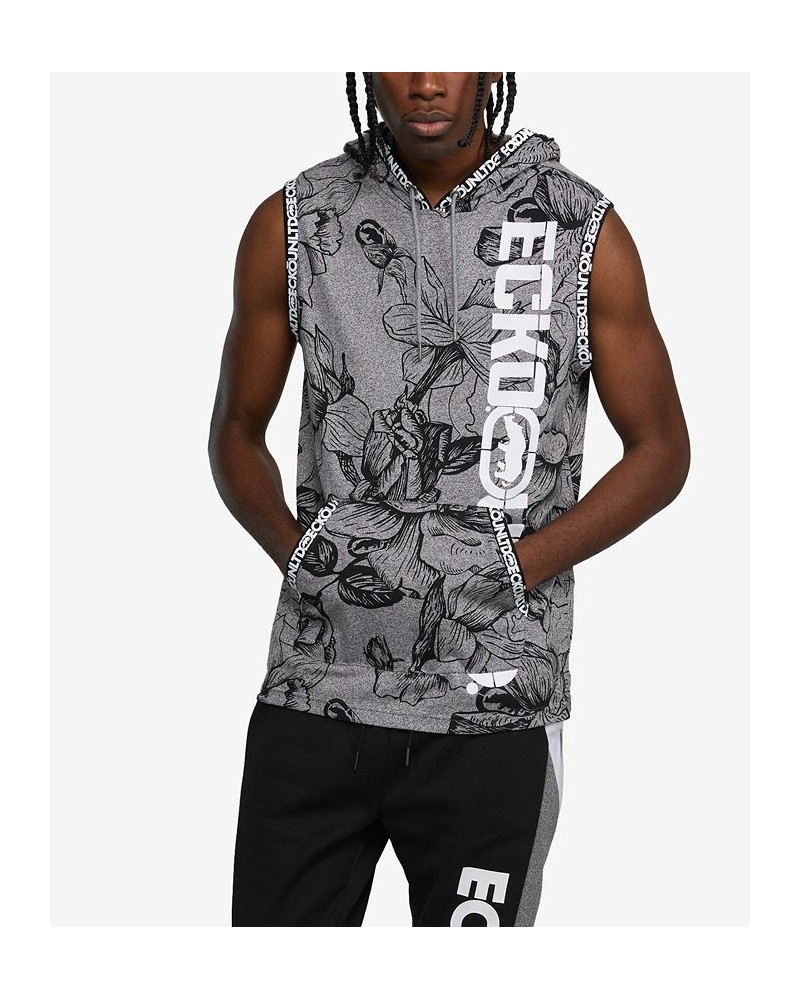 Men's Big and Tall Sleeveless Super Star Hoodie Black $30.16 Sweatshirt