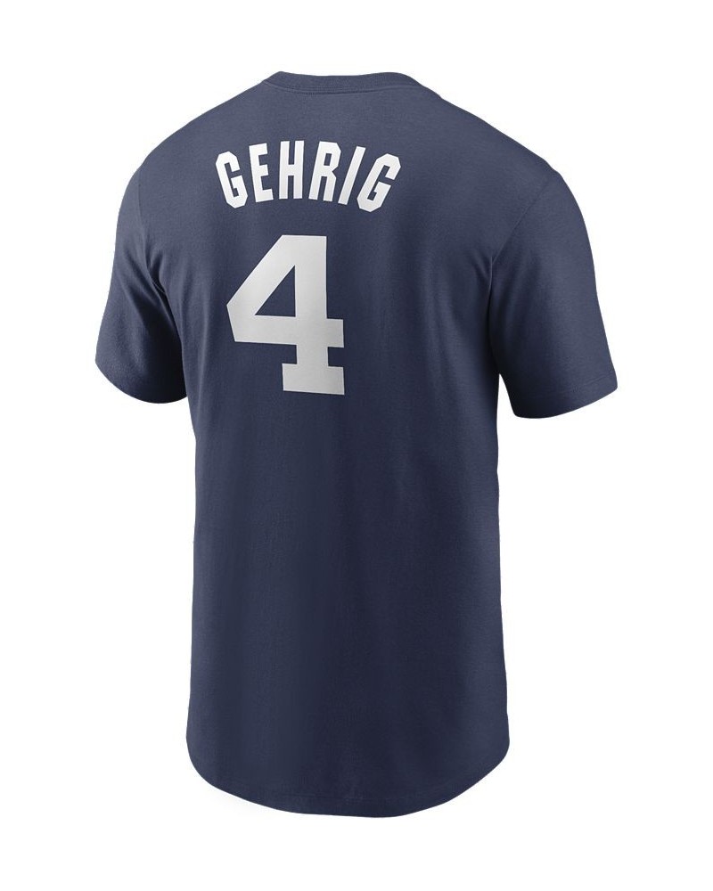 New York Yankees Men's Coop Lou Gehrig Name and Number Player T-Shirt $26.49 T-Shirts