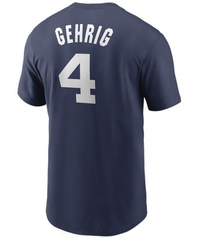 New York Yankees Men's Coop Lou Gehrig Name and Number Player T-Shirt $26.49 T-Shirts