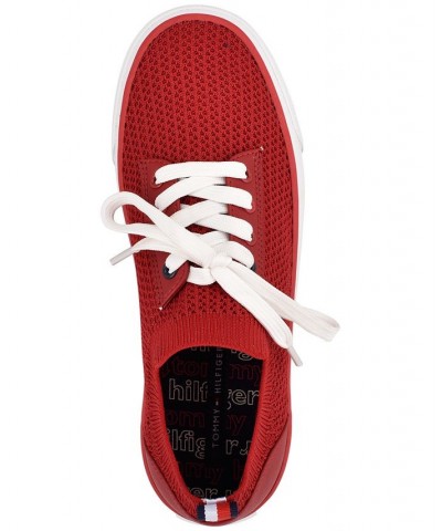 Women's Gessie Stretch Knit Sneakers Red $30.00 Shoes