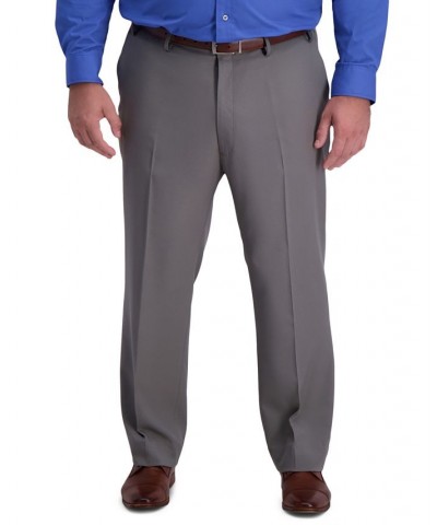 Men's Big & Tall Active Series Classic-Fit Performance Stretch Dress Pants Gray $22.00 Pants