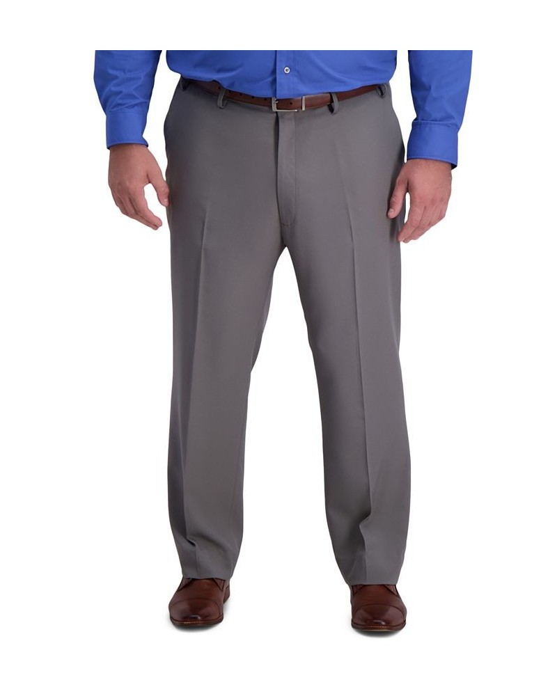 Men's Big & Tall Active Series Classic-Fit Performance Stretch Dress Pants Gray $22.00 Pants