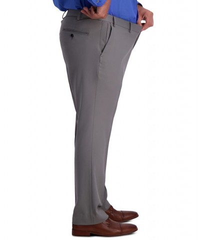 Men's Big & Tall Active Series Classic-Fit Performance Stretch Dress Pants Gray $22.00 Pants