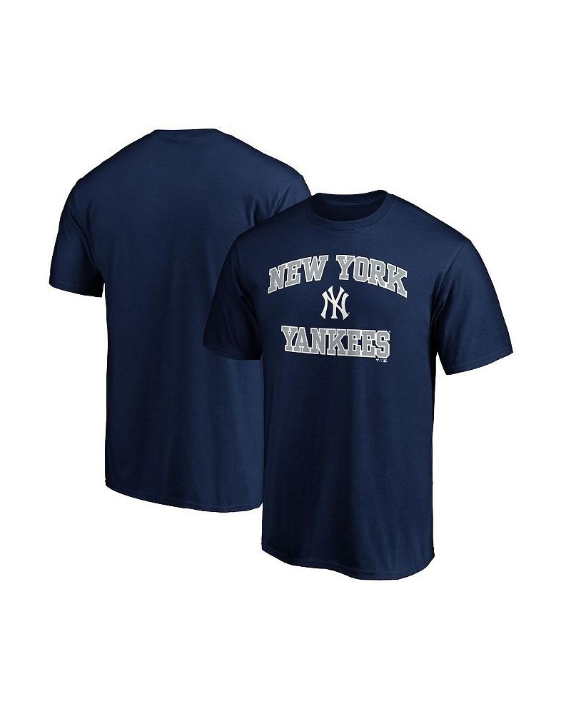 Men's Branded Navy New York Yankees Heart and Soul T-shirt $20.00 T-Shirts