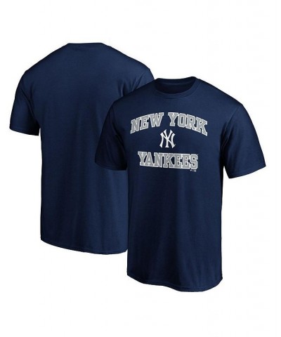 Men's Branded Navy New York Yankees Heart and Soul T-shirt $20.00 T-Shirts