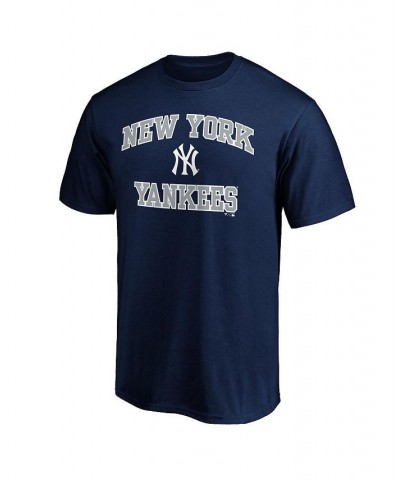 Men's Branded Navy New York Yankees Heart and Soul T-shirt $20.00 T-Shirts