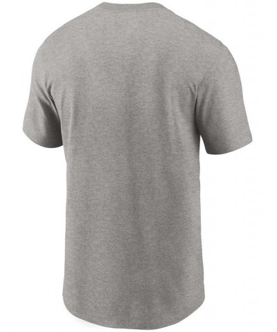 Men's Heathered Gray Pittsburgh Steelers Primary Logo T-shirt $24.29 T-Shirts