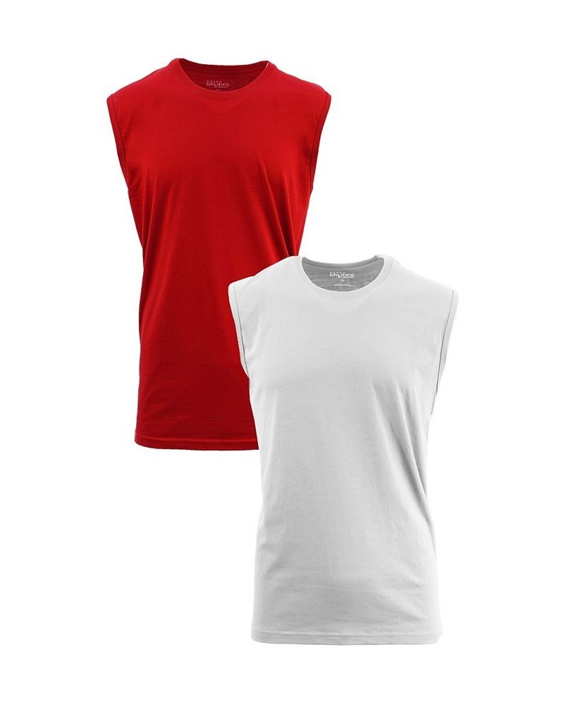 Men's Muscle Tank Top, Pack of 2 PD04 $16.32 T-Shirts