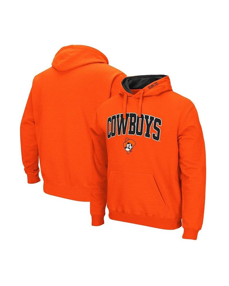 Men's Orange Oklahoma State Cowboys Arch Logo 3.0 Pullover Hoodie $20.68 Sweatshirt