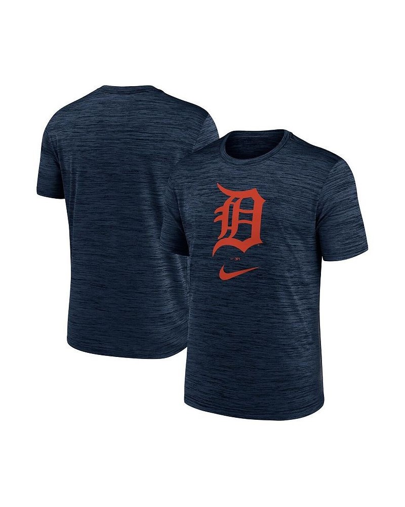 Men's Navy Detroit Tigers Logo Velocity Performance T-shirt $25.00 T-Shirts