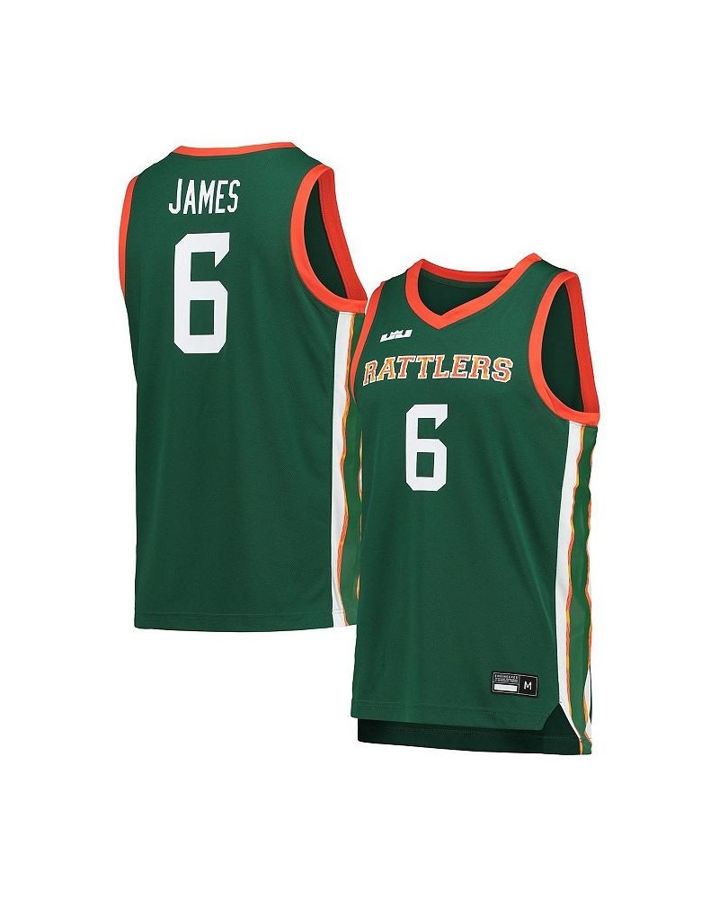 Men's x LeBron James Green Florida A&M Rattlers Replica Basketball Jersey $38.50 Jersey